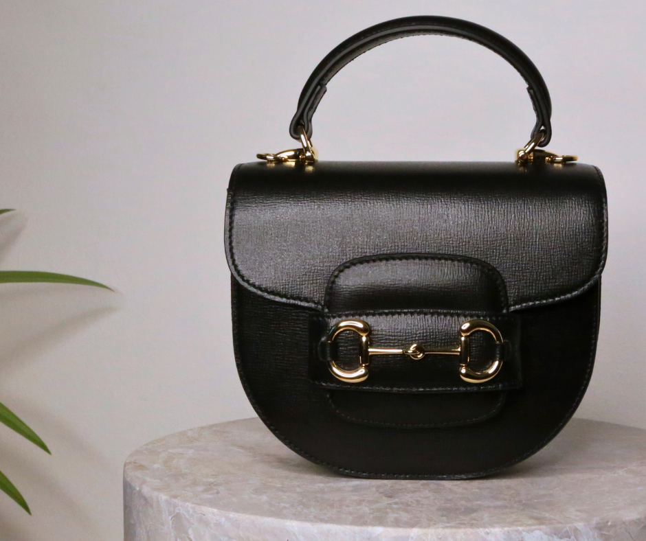 Kabelky — Gucci Horsebit 1955 Mini — černá kabelka