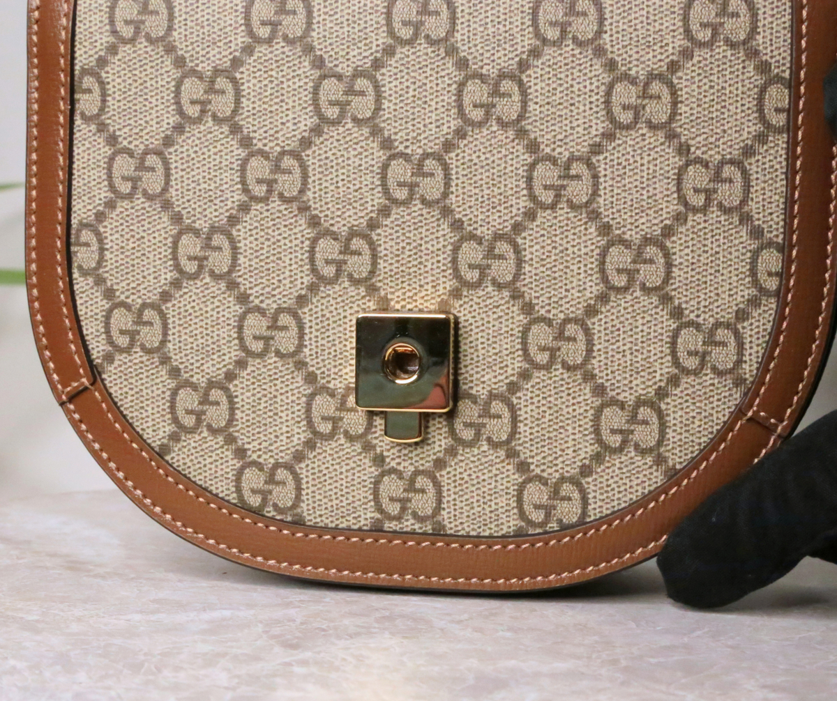 Gucci Horsebit 1955 Mini (béžovo-hnědá) — fotografie 11