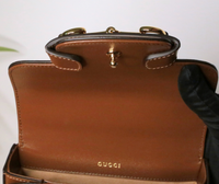 Gucci Horsebit 1955 Mini (béžovo-hnědá) — fotografie 12