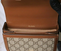 Gucci Horsebit 1955 Mini (béžovo-hnědá) — fotografie 13