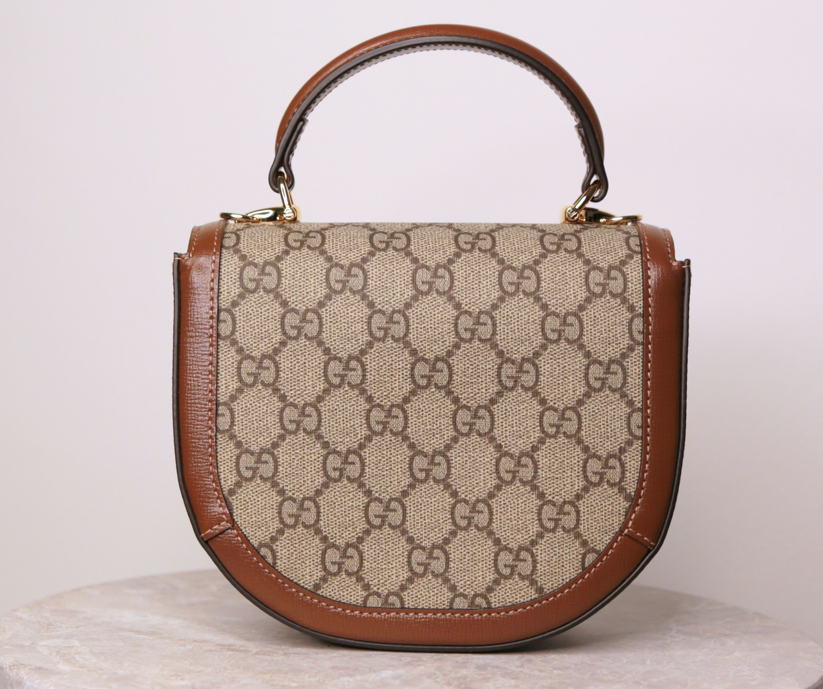 Gucci Horsebit 1955 Mini (béžovo-hnědá) — fotografie 2