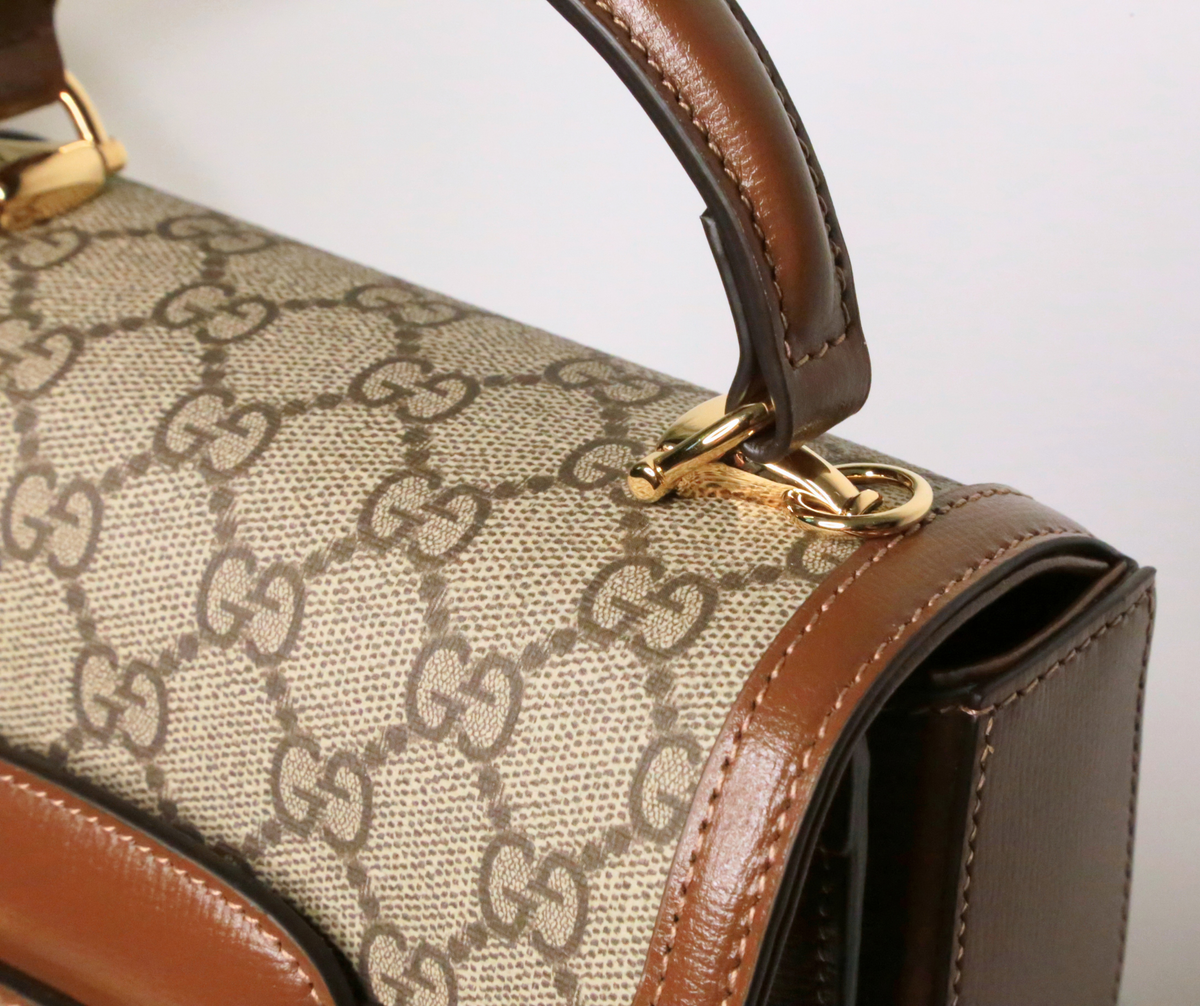 Gucci Horsebit 1955 Mini (béžovo-hnědá) — fotografie 7