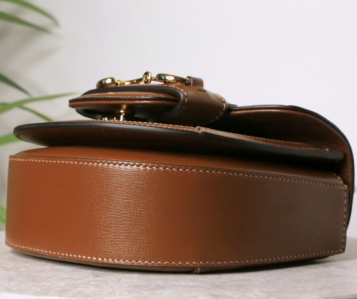 Gucci Horsebit 1955 Mini (béžovo-hnědá) — fotografie 9