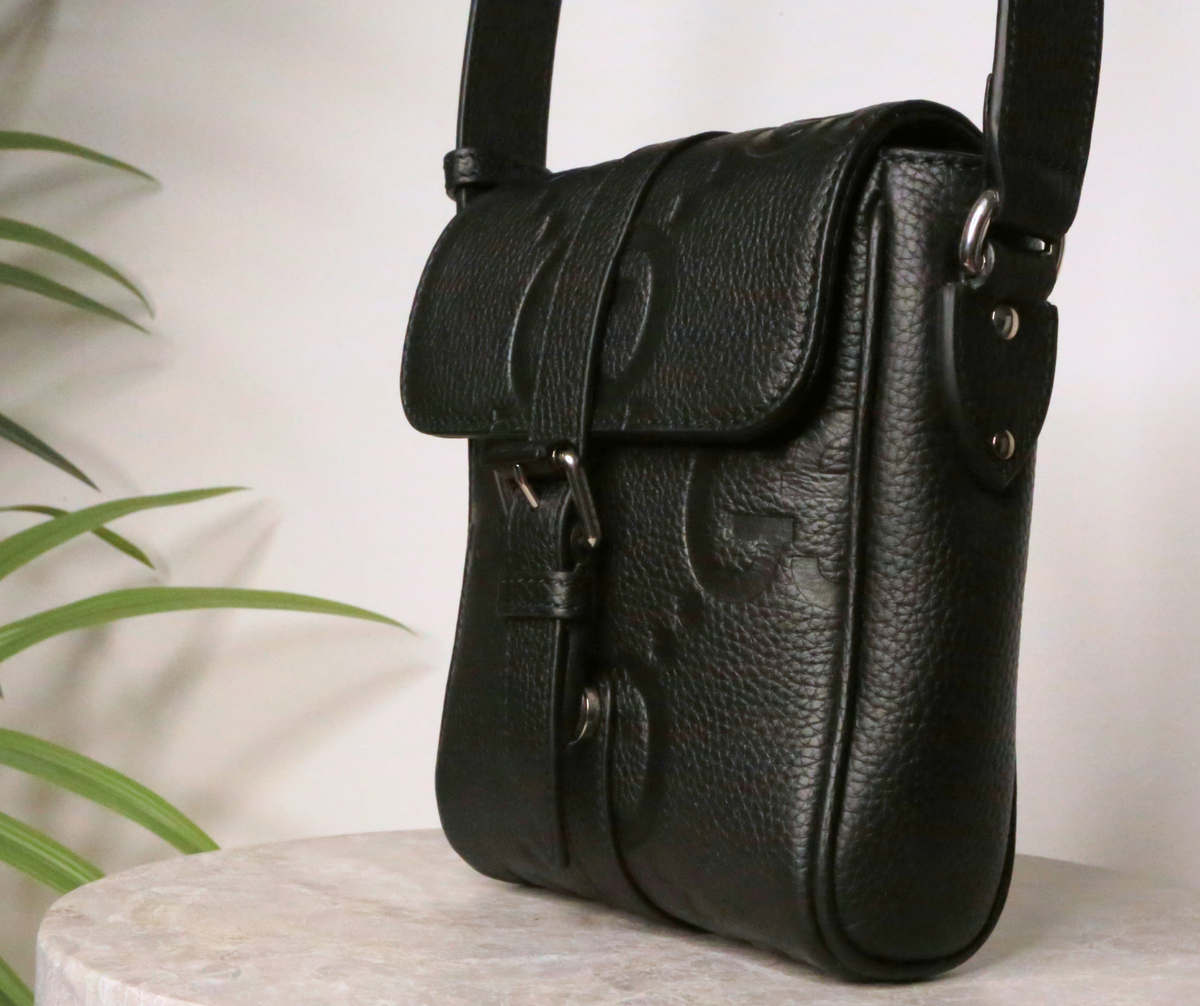 Gucci GG Jumbo Small — černá crossbody — fotografie 3