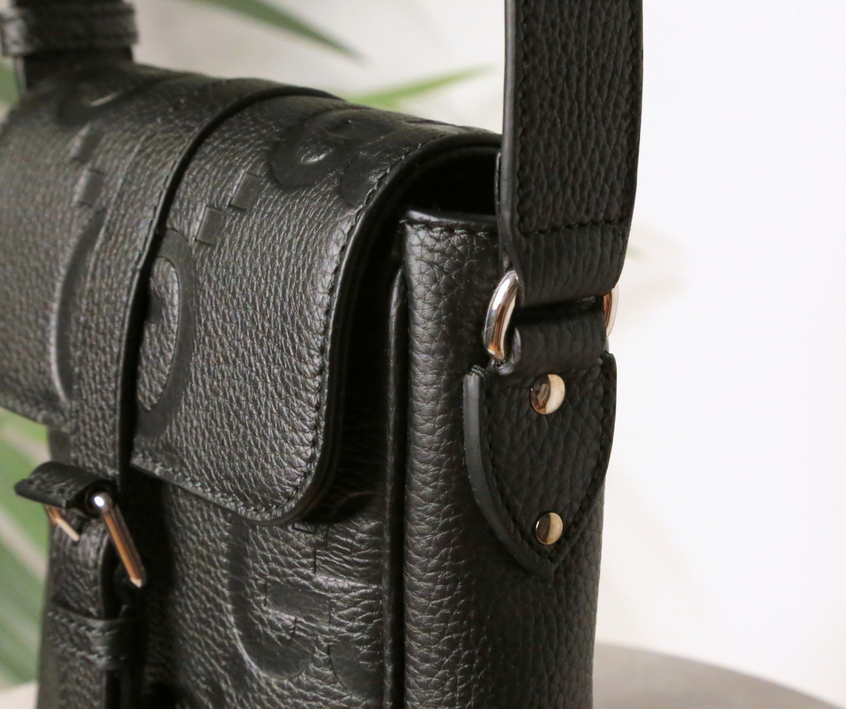 Gucci GG Jumbo Small — černá crossbody — fotografie 5