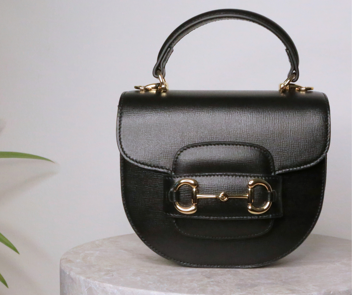 Gucci Horsebit 1955 Mini — černá kabelka — fotografie 1