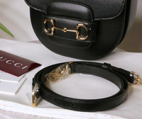 Gucci Horsebit 1955 Mini — černá kabelka — fotografie 13