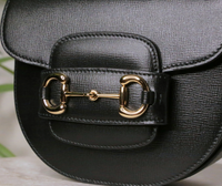 Gucci Horsebit 1955 Mini — černá kabelka — fotografie 4