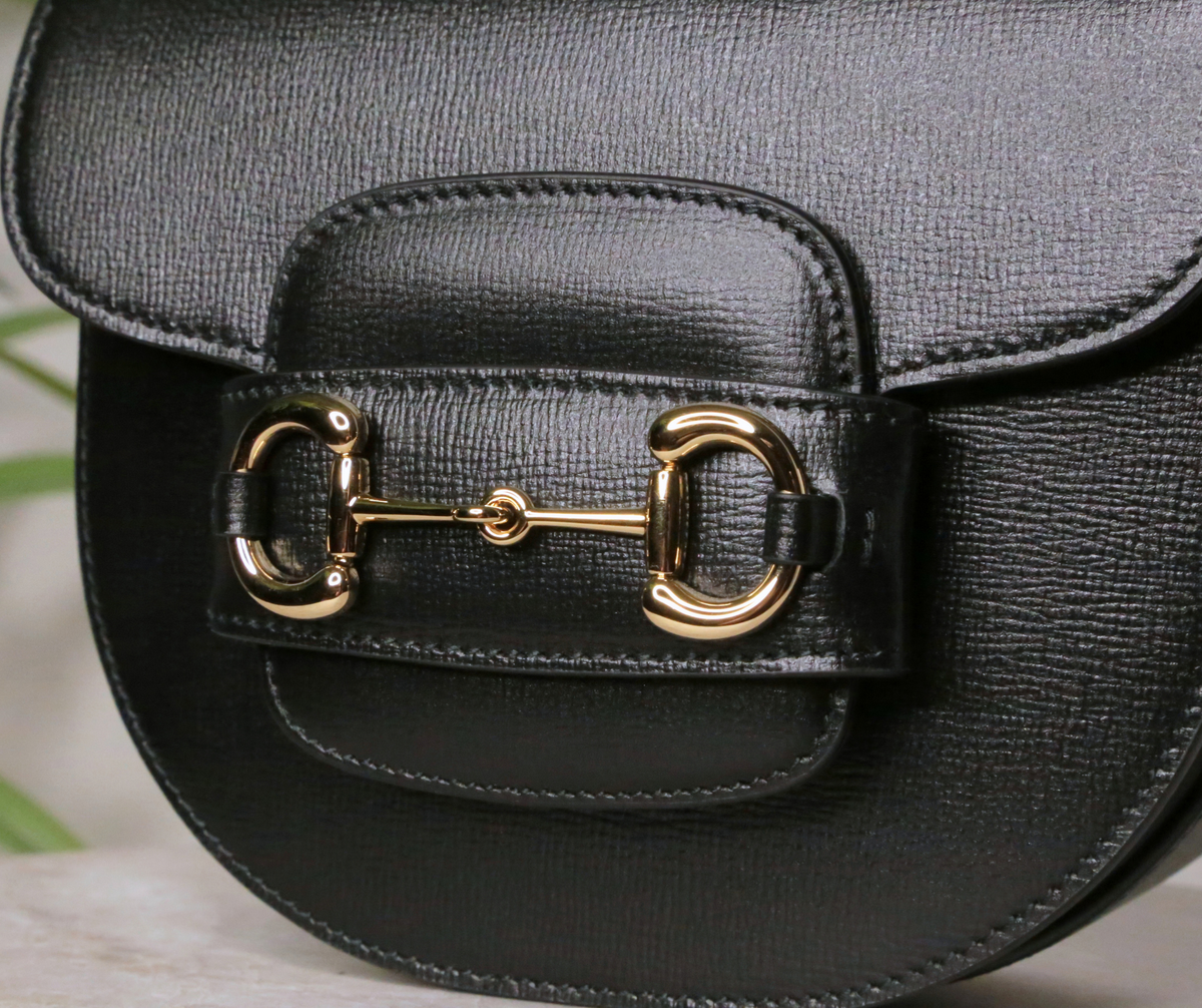 Gucci Horsebit 1955 Mini — černá kabelka — fotografie 4