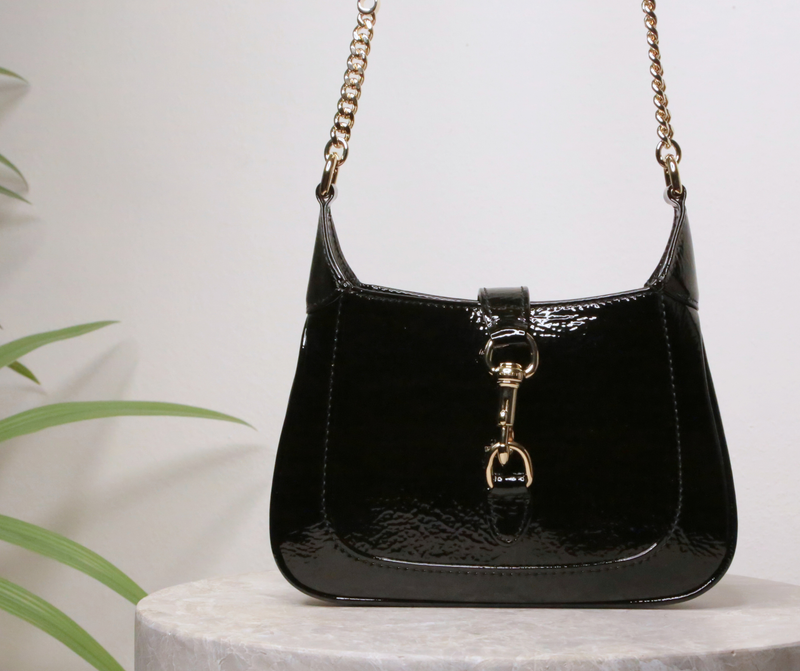 Gucci Jackie Notte Mini — černá kabelka — fotografie 1