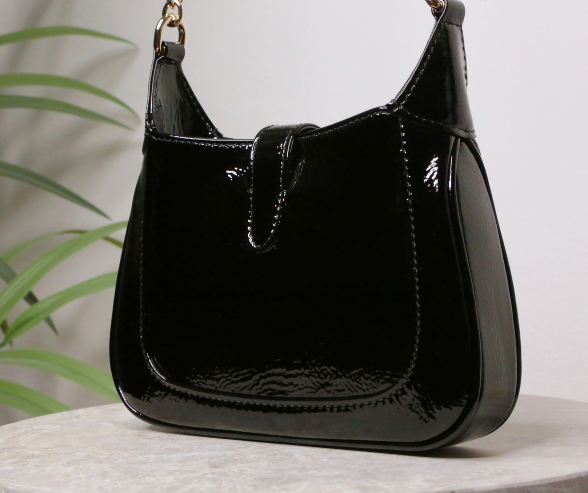 Gucci Jackie Notte Mini — černá kabelka — fotografie 3