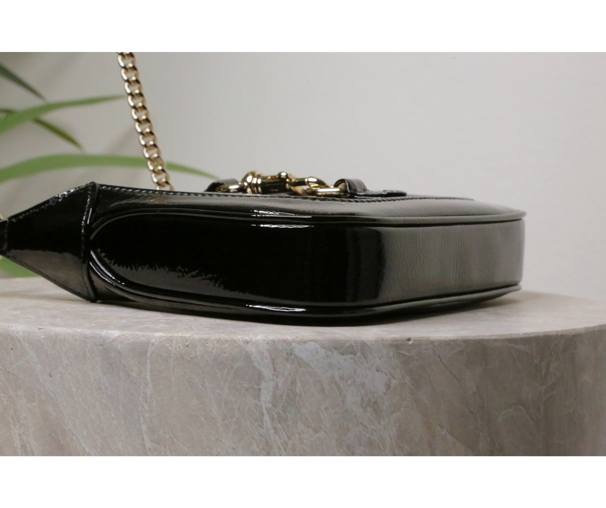 Gucci Jackie Notte Mini — černá kabelka — fotografie 6